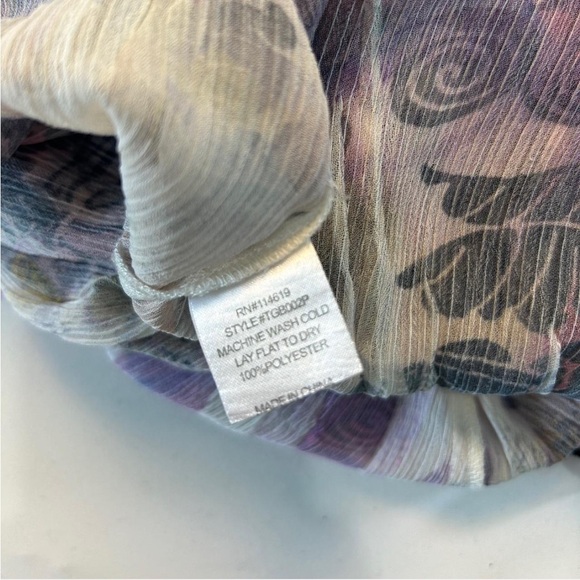 Floral Lace Trim Women's Fairy Top - Picture 8 of 9